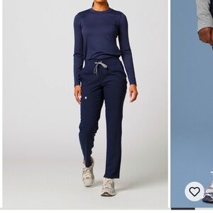 Fabletics Navy Ion Scrub Pants for Women
